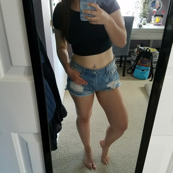 🚫SOLD🚫 Forever 21 shorts 💙 - Picture 5 of 5